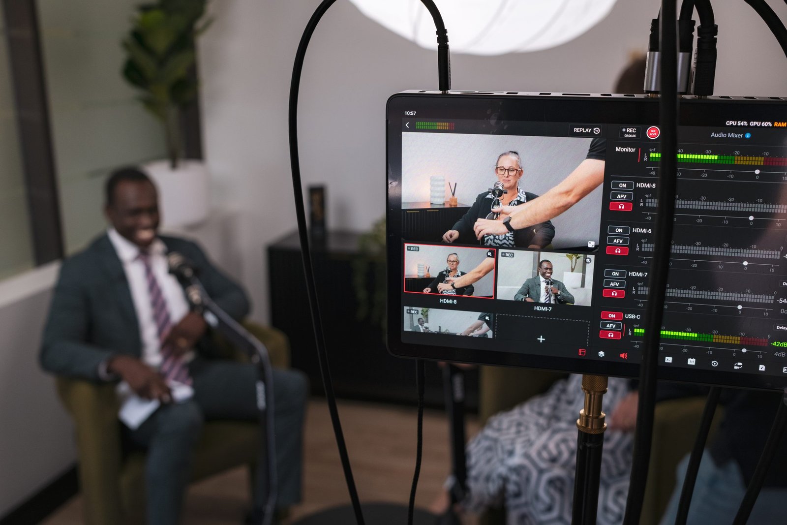 From a Troyseye Media podcast shoot